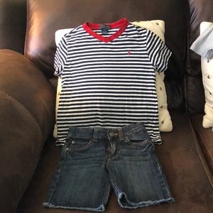 Casual summer outfit for 5 year old boy